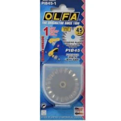 OLFA Rotary Cutter Pinking Blade PIB45-1 Single 45mm -OHSEWCRAFTY olfa rotary cutter pinking blade pib45 1 single 45mm 1