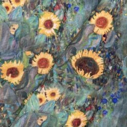 Outdoor Water Repellent Fabric - Floral Sunflowers | UV & Weather Resistant -OHSEWCRAFTY outdoor water repellent fabric floral sunflowers uv weather resistant 2