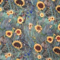 Outdoor Water Repellent Fabric - Floral Sunflowers | UV & Weather Resistant
