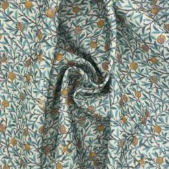 Outdoor Water Repellent Fabric - William Morris Birds & Pomegranate | UV & Weather Resistant -OHSEWCRAFTY outdoor water repellent fabric william morris birds pomegranate uv weather resistant 2