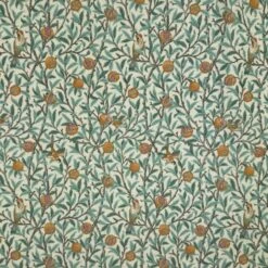 Outdoor Water Repellent Fabric - William Morris Birds & Pomegranate | UV & Weather Resistant