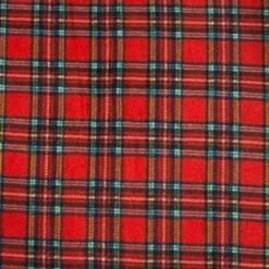 Polar Anti Pil Fabric Tartan Fleece Black Watch, Royal Stewart & Caramel