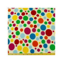 Polar Fleece Anti Pil Fabric Polka Dots Spot Funky Coloured Print