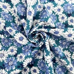 Polycotton Fabric Flower Floral Gerba Westholm Close