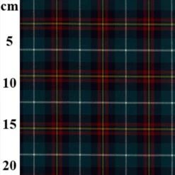 Polyviscose Stretch Tartan Fabric Red/Navy Classic Check Dress & Suiting