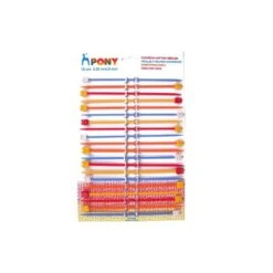 Pony 18cm Assorted Set Childrens Plastic Knitting Needles