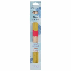 Pony 20cm Double-Ended Set Of Five Flair Knitting Pins Knit Needles
