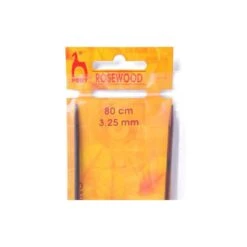 Pony 80cm Rosewood Circular Knitting Needle Wooden Pins