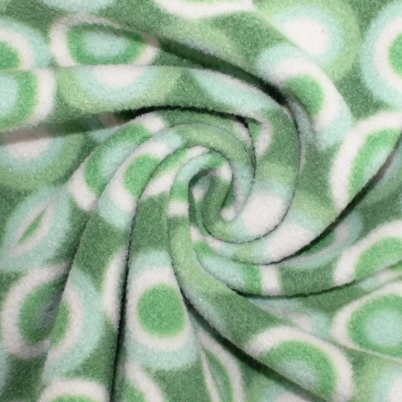 Printed Polar Fleece Soft Fabric 70's Geometric Circles Retro Vintage 150cm Wide 6 Printed Polar Fleece Soft Fabric 70's Geometric Circles Retro Vintage 150cm Wide - Image 4