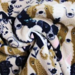 Printed Polar Fleece Soft Fabric Cute Dogs Puppies Dalmatians Collie 152cm Wide -OHSEWCRAFTY printed polar fleece soft fabric cute dogs puppies dalmatians collie 152cm wide 3