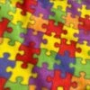 Printed Polar Fleece Soft Fabric Jigsaw Puzzle Pieces Print Colourful 150cm Wide -OHSEWCRAFTY printed polar fleece soft fabric jigsaw puzzle pieces print colourful 150cm wide