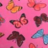 Printed Polar Fleece Soft Fabric Vibrant Butterfly Insects Colourful 150cm Wide -OHSEWCRAFTY printed polar fleece soft fabric vibrant butterfly insects colourful 150cm wide