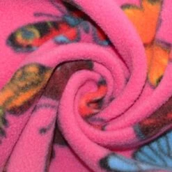 Printed Polar Fleece Soft Fabric Vibrant Butterfly Insects Colourful 150cm Wide -OHSEWCRAFTY printed polar fleece soft fabric vibrant butterfly insects colourful 150cm wide 2
