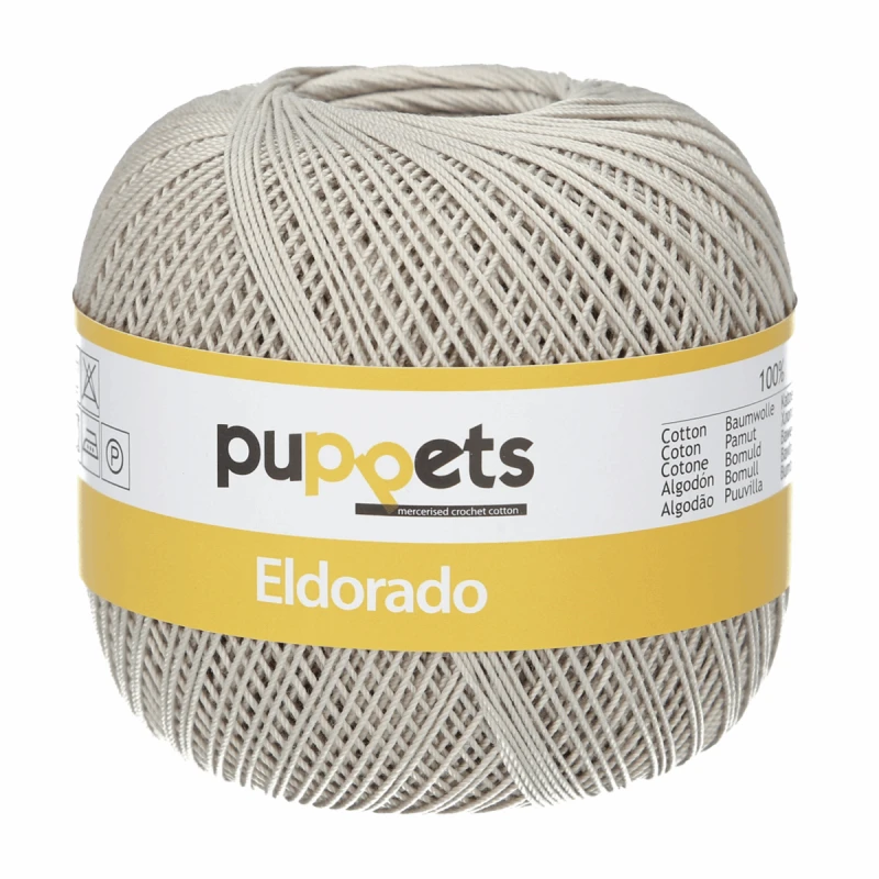 Puppets Eldorado No.10 100% Cotton Crochet Thread Craft 50g Ball 3 Puppets Eldorado No.10 100% Cotton Crochet Thread Craft 50g Ball
