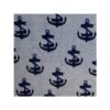 Ribbon Wrapped Authentic Anchors Nautical Boat Cotton Elastane Jersey Fabric (P) -OHSEWCRAFTY ribbon wrapped authentic anchors nautical boat cotton elastane jersey fabric