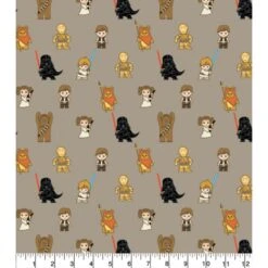 Sale 100% Cotton Fabric Camelot Disney Star Wars Kawaii Characters