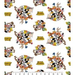 SALE 100% Cotton Fabric Camelot Looney Tunes That's All Folks