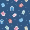 SALE 100% Cotton Fabric Lewis & Irene Beach Huts Coastal Dark Blue 112cm Wide 2 SALE 100% Cotton Fabric Lewis & Irene Beach Huts Coastal Dark Blue 112cm Wide -OHSEWCRAFTY sale 100 cotton fabric lewis irene beach huts coastal dark blue 112cm wide