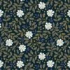 SALE 100% Cotton Fabric Lewis & Irene Celestial Flowers Metallic Dark 112cm Wide -OHSEWCRAFTY sale 100 cotton fabric lewis irene celestial flowers metallic dark 112cm wide