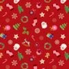 SALE 100% Cotton Fabric Lewis & Irene Festive Things Metallic Red 112cm Wide 2 SALE 100% Cotton Fabric Lewis & Irene Festive Things Metallic Red 112cm Wide -OHSEWCRAFTY sale 100 cotton fabric lewis irene festive things metallic red 112cm wide