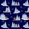 SALE 100% Cotton Fabric Lewis & Irene Forest Friends Foxes Dark Navy 112cm Wide 2 SALE 100% Cotton Fabric Lewis & Irene Forest Friends Foxes Dark Navy 112cm Wide -OHSEWCRAFTY sale 100 cotton fabric lewis irene forest friends foxes dark navy 112cm wide