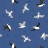 SALE 100% Cotton Fabric Lewis & Irene Puffins & Seagulls Dark Blue 112cm Wide 2 SALE 100% Cotton Fabric Lewis & Irene Puffins & Seagulls Dark Blue 112cm Wide -OHSEWCRAFTY sale 100 cotton fabric lewis irene puffins seagulls dark blue 112cm wide