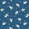 SALE 100% Cotton Fabric Lewis & Irene Space Glow Astronauts Blue 112cm Wide -OHSEWCRAFTY sale 100 cotton fabric lewis irene space glow astronauts blue 112cm wide