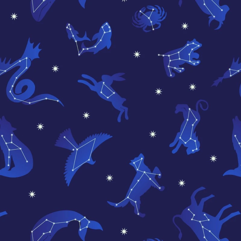 SALE 100% Cotton Fabric Lewis & Irene Space Glow Constellations Blue 112cm Wide 3 SALE 100% Cotton Fabric Lewis & Irene Space Glow Constellations Blue 112cm Wide