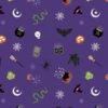 SALE 100% Cotton Fabric Lewis & Irene Spooky Halloween Purple Metallic 112cm Wide -OHSEWCRAFTY sale 100 cotton fabric lewis irene spooky halloween purple metallic 112cm wide