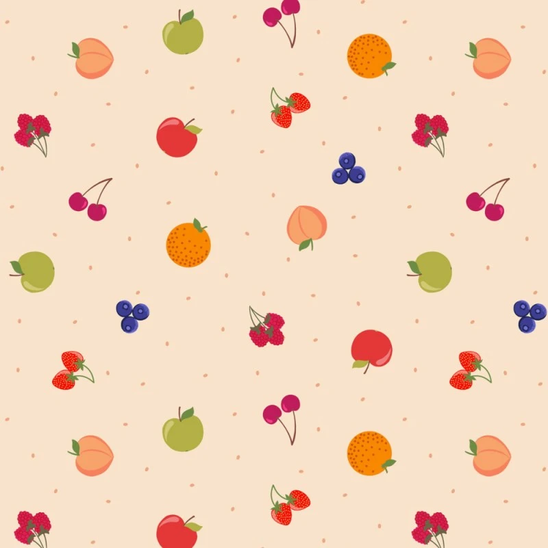 SALE 100% Cotton Fabric Lewis & Irene Sweet Things Fruits Dark Cream 112cm Wide 3 SALE 100% Cotton Fabric Lewis & Irene Sweet Things Fruits Dark Cream 112cm Wide