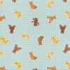 SALE 100% Cotton Fabric Lewis & Irene Teddy Bears Gingham Duck Egg Blue 112cm Wide -OHSEWCRAFTY sale 100 cotton fabric lewis irene teddy bears gingham duck egg blue 112cm wide