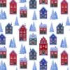 SALE 100% Cotton Fabric Lewis & Irene Tomten Village Christmas White 112cm Wide -OHSEWCRAFTY sale 100 cotton fabric lewis irene tomten village christmas white 112cm wide