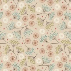 SALE 100% Cotton Flannel Fabric Lewis & Irene New Forest Winter Cream 112cm Wide