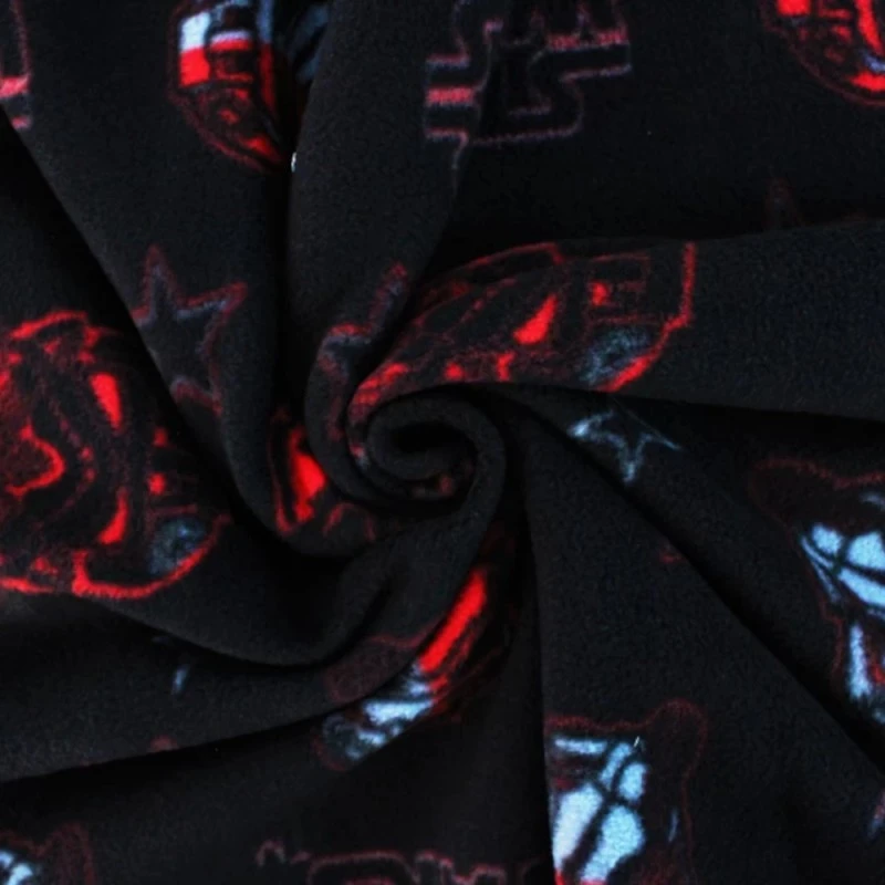 SALE 100% Polyester Polar Fleece Fabric Disney Star Wars Helmets 145cm Wide 5 SALE 100% Polyester Polar Fleece Fabric Disney Star Wars Helmets 145cm Wide - Image 3