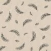 SALE Cotton Rich Linen Look Fabric Feathers Birds Animals Upholstery 140cm Wide -OHSEWCRAFTY sale cotton rich linen look fabric feathers birds animals upholstery 140cm wide