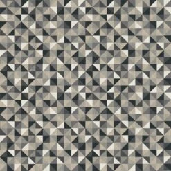 SALE Cotton Rich Linen Look Fabric Holland Geometric Shape Upholstery 140cm Wide