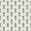 SALE Cotton Rich Linen Look Fabric Pineapples Tropical Upholstery 140cm Wide -OHSEWCRAFTY sale cotton rich linen look fabric pineapples tropical upholstery 140cm wide