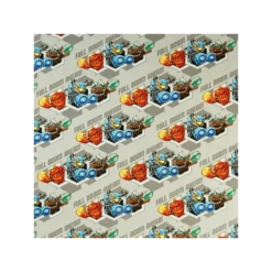 Sale Skylanders Full Boom Ahead Silver Prism 100% Cotton Patchwork Fabric