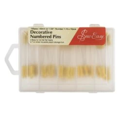 Sew Easy 100 X 43mm Number Pins Flat Head Quilting Patchwork