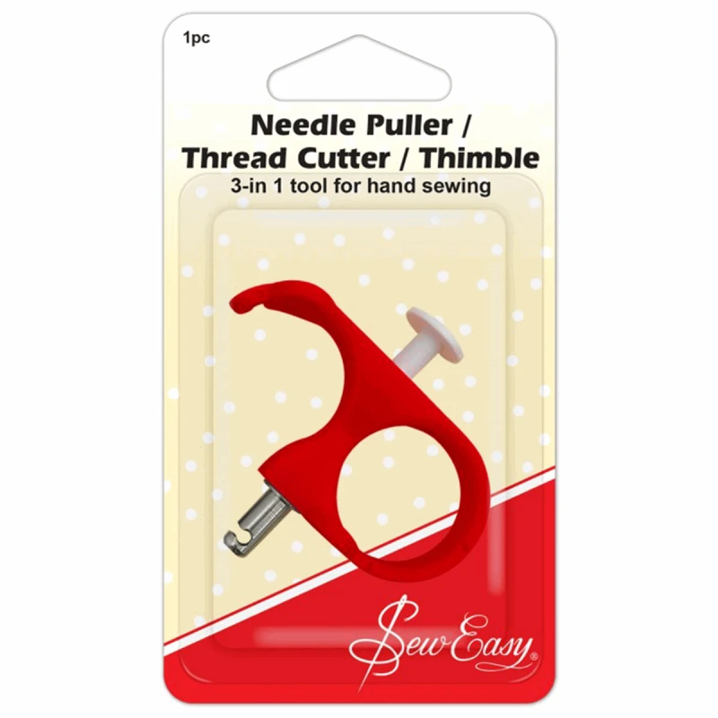 Sew Easy 3-in-1 Thimble, Cutter, & Puller Tool 3 Sew Easy 3-in-1 Thimble, Cutter, & Puller Tool