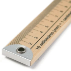 Wooden Metre Ruler Stick Imperial / Metric Sew Easy