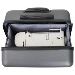 Sewing Machine Trolley Bag Small Storage Metallic Silver Sew Easy -OHSEWCRAFTY sewing machine trolley bag small storage metallic silver sew easy 5