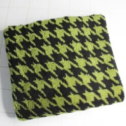 Sherpa Premium Houndstooth Dogtooth Fleece Super Soft Fabric 150cm Wide