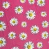 Silky Satin Fabric Flower Floral Daisy Daisies Vibrant Danes Cottages 145cm Wide -OHSEWCRAFTY silky satin fabric flower floral daisy daisies vibrant danes cottages 145cm wide