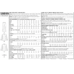 Simplicity Men's Special Occasion Tuxedo Suits Sewing Pattern 8899 7 Simplicity Men's Special Occasion Tuxedo Suits Sewing Pattern 8899 -OHSEWCRAFTY simplicity men s special occasion tuxedo suits sewing pattern 8899 2