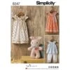 Simplicity Sewing Pattern 8347 Toddler Dress Top Trousers And Stuffed Bunny -OHSEWCRAFTY simplicity sewing pattern 8347 toddler dress top trousers and stuffed bunny