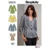 Simplicity Sewing Pattern 8838 Misses'/Miss Petite Shirt -OHSEWCRAFTY simplicity sewing pattern 8838 misses miss petite shirt