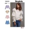 Simplicity Sewing Pattern 8839 Misses' Pullover Tunic Or Tops -OHSEWCRAFTY simplicity sewing pattern 8839 misses pullover tunic or tops