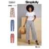 Simplicity Sewing Pattern 8841 Wide Or Slim Leg Pull-on Trousers -OHSEWCRAFTY simplicity sewing pattern 8841 wide or slim leg pull on trousers