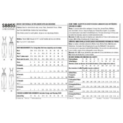 Simplicity Sewing Pattern 8855 Misses' Knit Overalls -OHSEWCRAFTY simplicity sewing pattern 8855 misses knit overalls 1